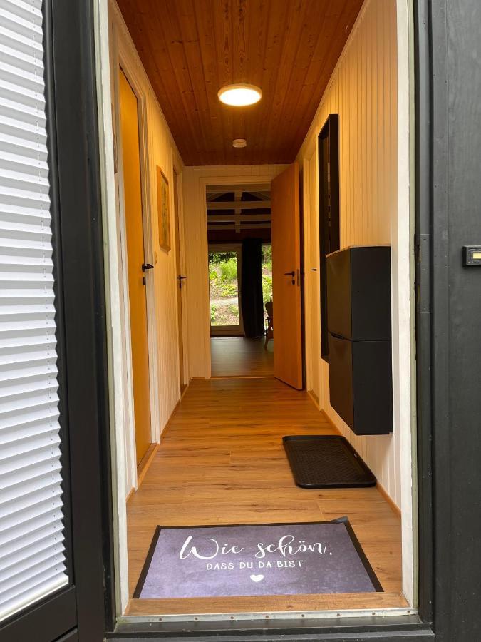 Ferienhaus Kleine Auszeit In Der Natur Mit Kamin, Yogamatten, Schoene Kueche 엑스테르탈 외부 사진