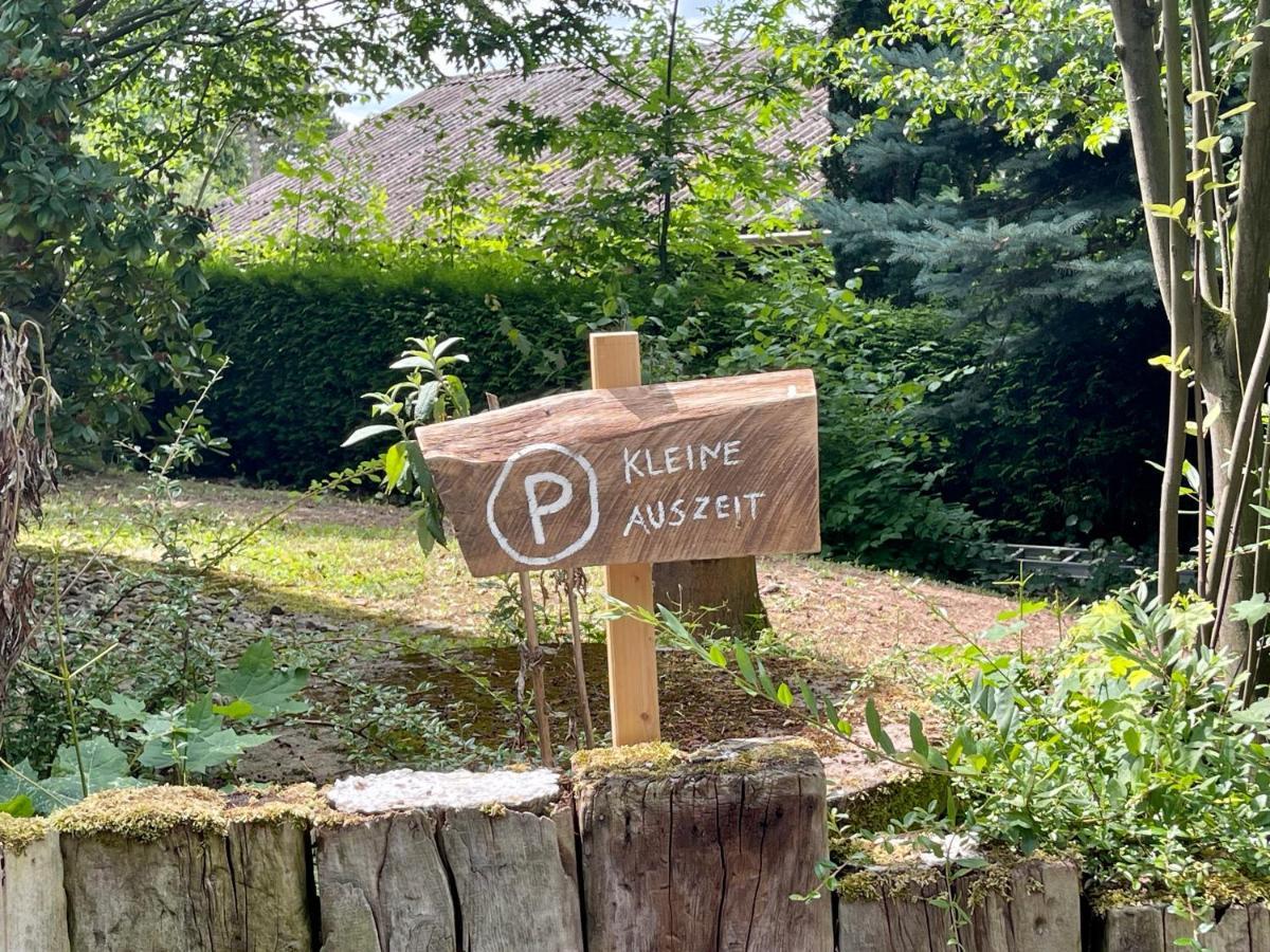 Ferienhaus Kleine Auszeit In Der Natur Mit Kamin, Yogamatten, Schoene Kueche 엑스테르탈 외부 사진